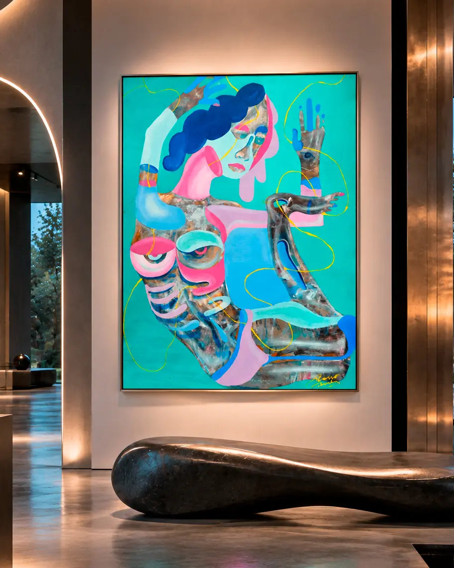 Anatomía en el Año 3000 – Original Contemporary Figurative Painting