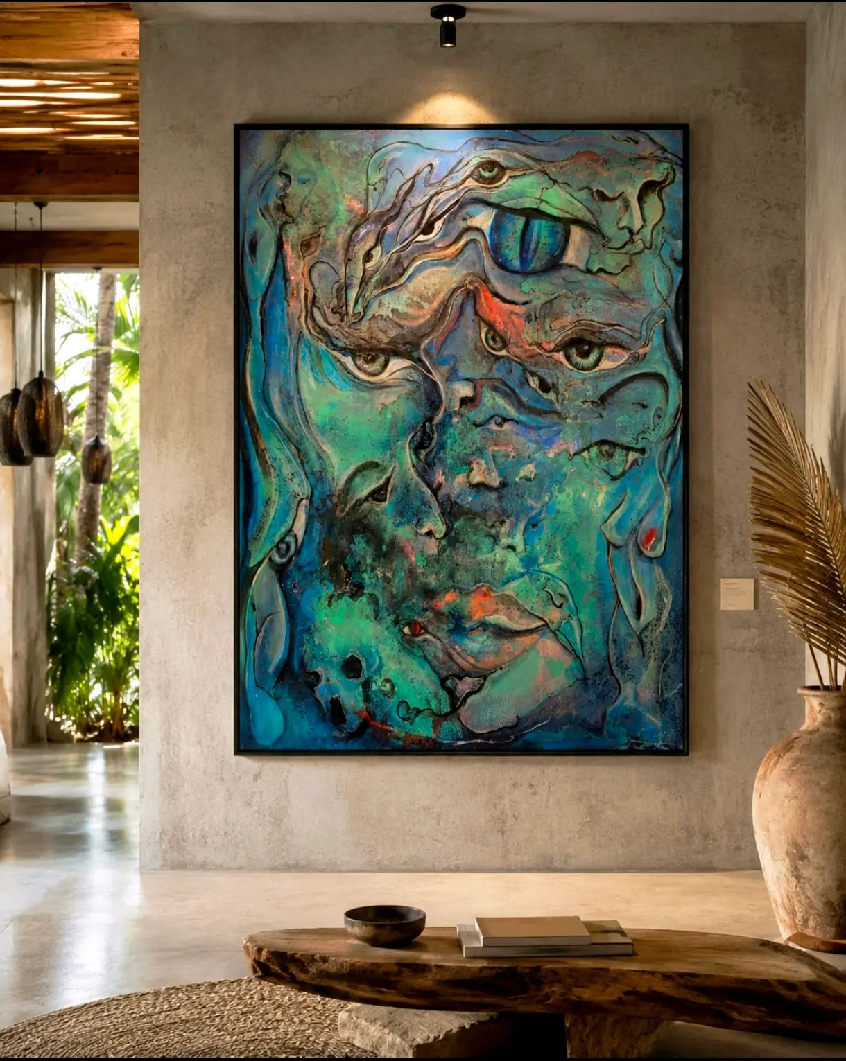 Day Out of Time | Original Contemporary Painting Inspired by the Mayan Calendar