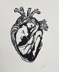 Corazón de Mujer – Limited Edition Fine Art Linocut