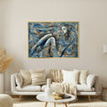 Mediterranean Nebula – Original Abstract Figurative Painting Inspired by Sardinia