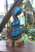 Woman-Harmony – Contemporary Wood and Terracotta Sculpture Tulum