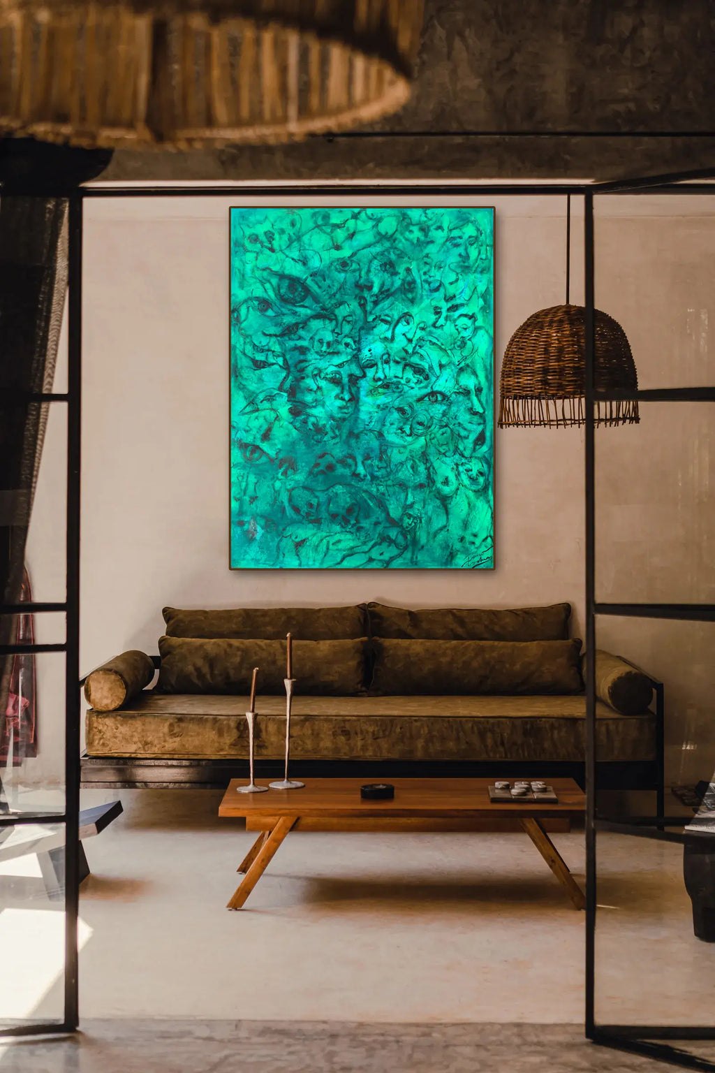 Jade – Original Expressionist Figurative Painting in Acrylic & Oil