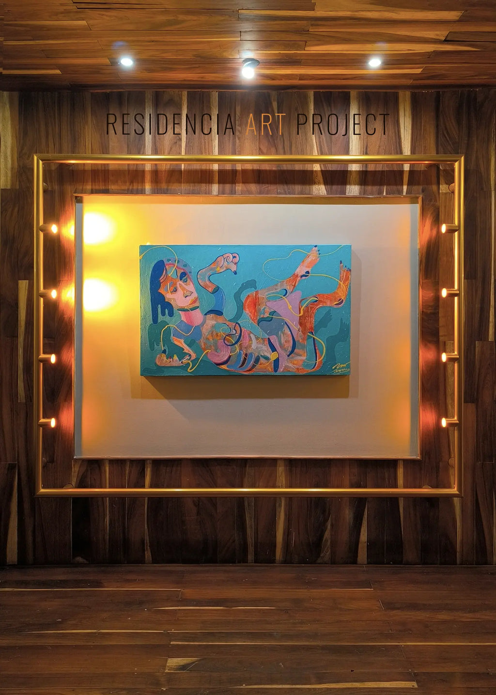 Chroma Toon – Original Canvas Painting Inspired by Tulum