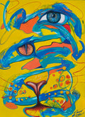 Nahual Jaguar Balam – Contemporary Abstract Jaguar Painting