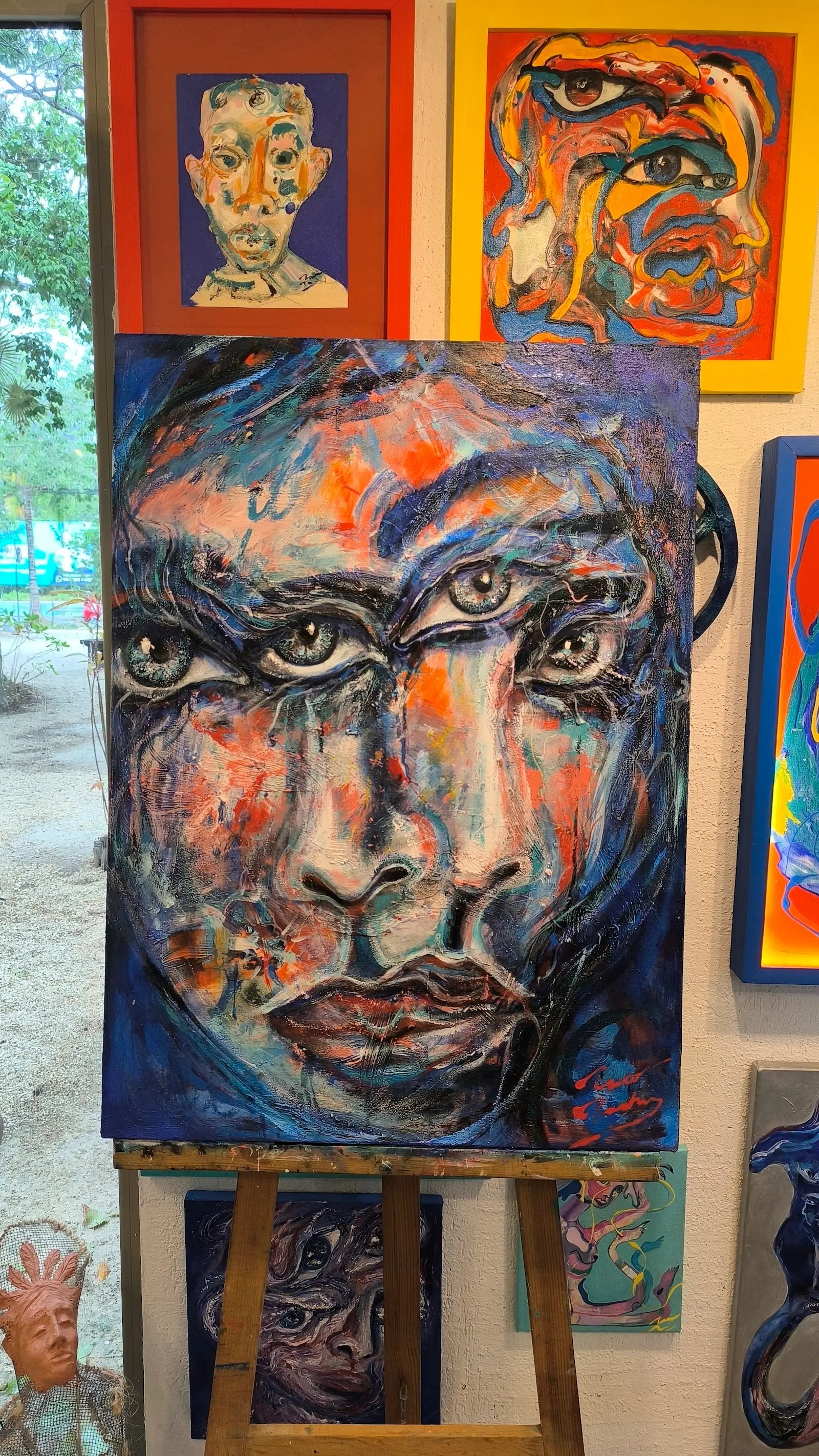 Observing the Iris,  Original Contemporary Artwork by Paco Rocha