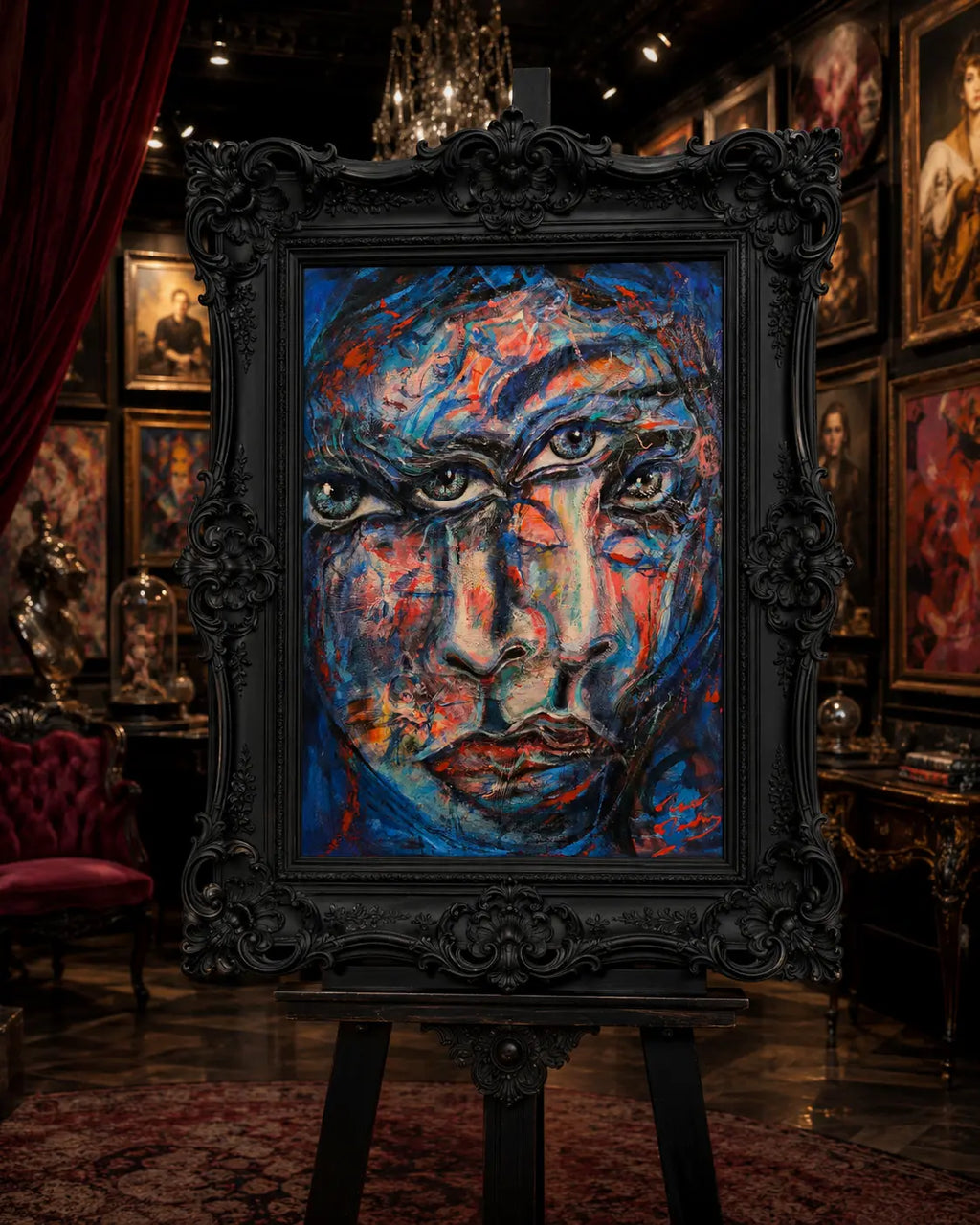 Observing the Iris,  Original Contemporary Artwork by Paco Rocha