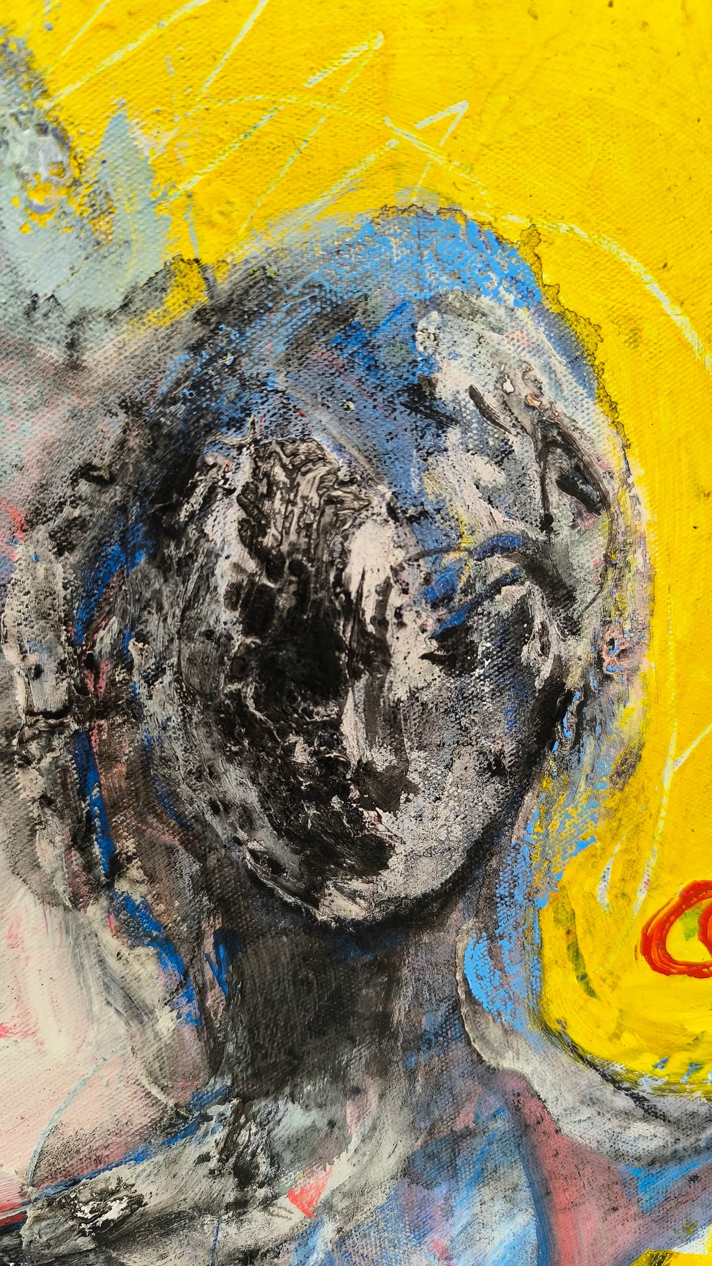 Cartography of Identity | Original Contemporary Mexican Expressionist Painting by Paco Rocha