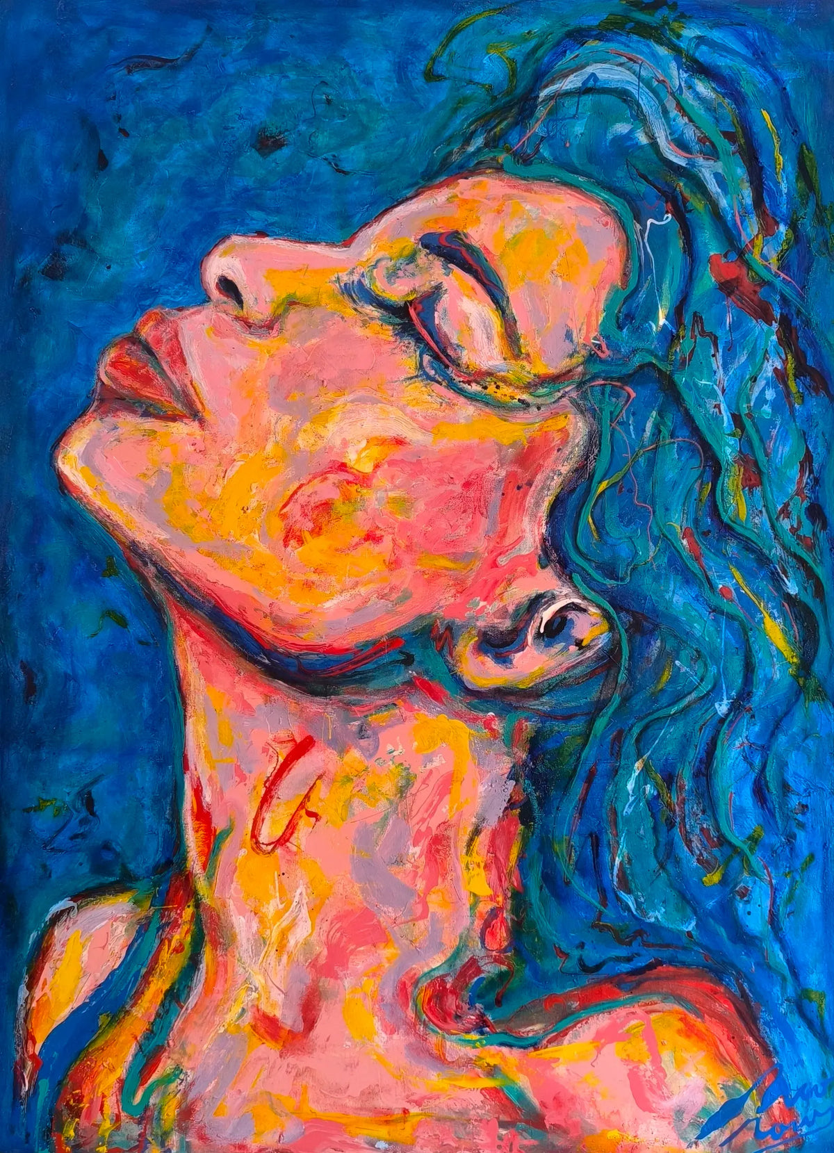 Volver a Mí – Original Contemporary Figurative Woman Painting