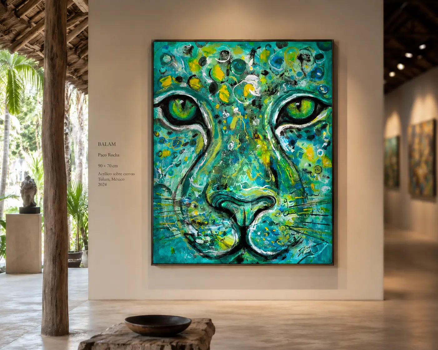 BALAM – Original Jaguar Painting by Paco Rocha