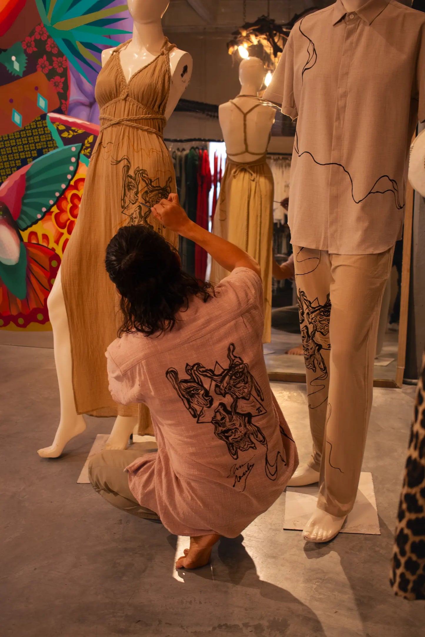 Collection π | Handcrafted Wearable Art Dress | Paco Rocha × Shade Garcia